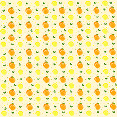 lemon orange pattern