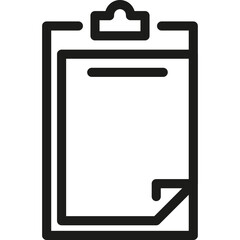 Document, File, Contract, Invoice, Archive. Vector Line Icon