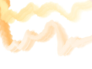 Variety of multi-color paint brush strokes, isolated on white. High resolution, each stroke photographed separately for best focus