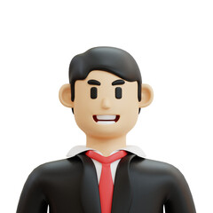 3d rendering businessman character