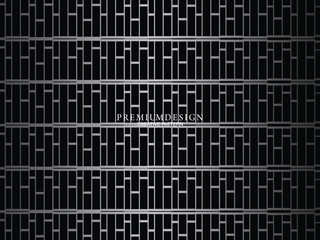 Fototapeta premium Gray line on black. Minimalist design. Cover design templates, business flyer layouts, wallpapers, etc.