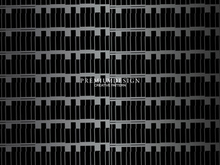 Gray line on black. Minimalist design. Cover design templates, business flyer layouts, wallpapers, etc.