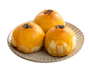 Moon cake yolk pastry for Mid-Autumn Festival holiday.