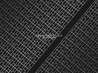 Gray line on black. Minimalist design. Cover design templates, business flyer layouts, wallpapers, etc.