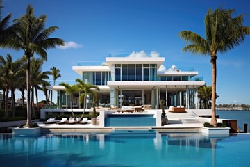 Opulent residence in Miami Beach, Florida, United States.