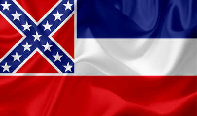 US state flags. High quality 