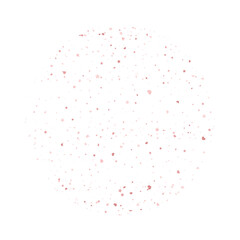 Rose gold circle glitter icon