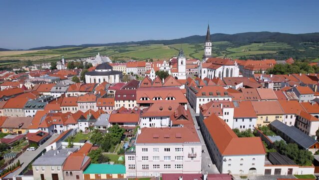 Aerial of Levoca, Slovakia