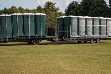 Portaloo being delivered. July 2030