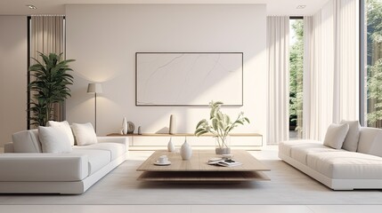 Fototapeta na wymiar white room sofa scandinavian interior design