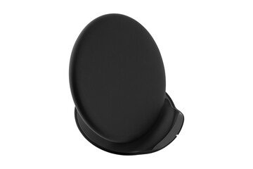 Wireless charging for a smartphone on a white background. Wireless charger close-up isolated on white background.