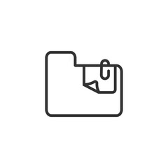 Folder icon. File vector illustration Data business concept.