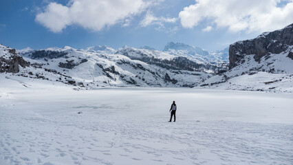 De cara ante los PICOS DE EUROPA (ASTURIAS)