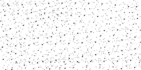 Abstract black dotted grainy, gritty texture background