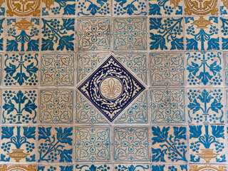 ceramic tile in Chaumont Castle in France
