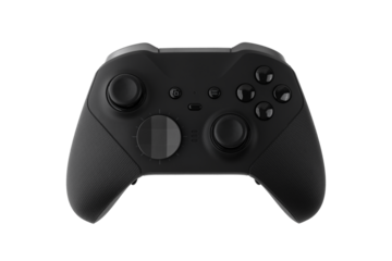 Joystick on a white background. Gamepad closeup isolated on white background.