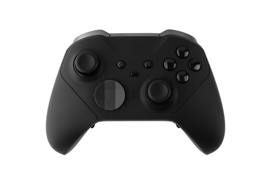 Joystick on a white background. Gamepad closeup isolated on white background. - Powered by Adobe
