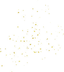 Gold heart glitter confetti