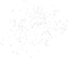 Silver sparkle star confetti