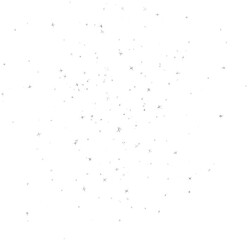 Silver sparkle star confetti