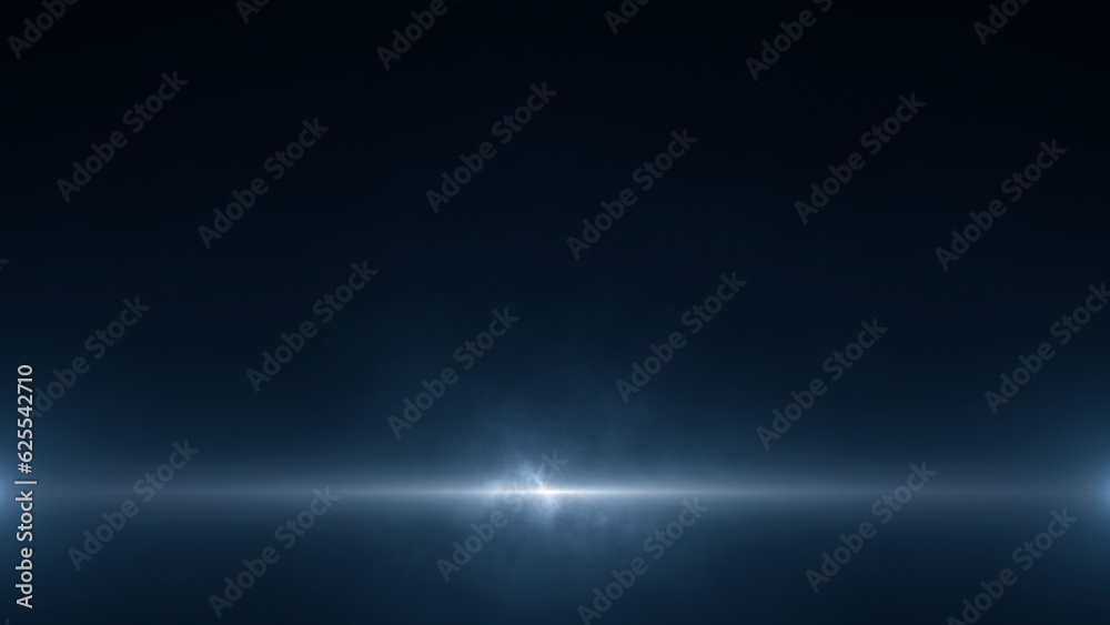 Wall mural abstract futuristic light background with smoke and rays on light blue backdrop, copy space for mess