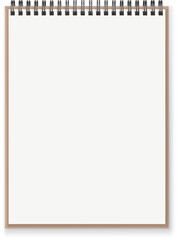 Horisontal open  spiral notepad