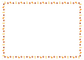 Rectangle Autumn Border A4