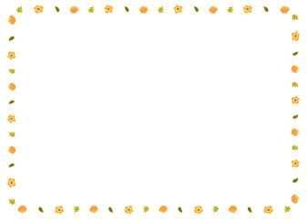 Rectangle Autumn Border A4