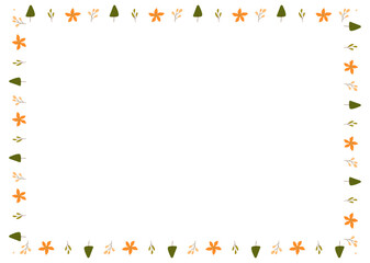 Rectangle Autumn Border A4