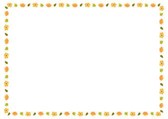 Rectangle Autumn Border A4