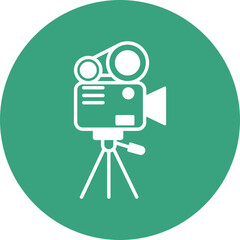 Fototapeta premium Movie Camera which can easily edit or modify