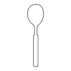 spoon kitchen food soup cook line doodle