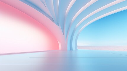 Clean presentation style background AI