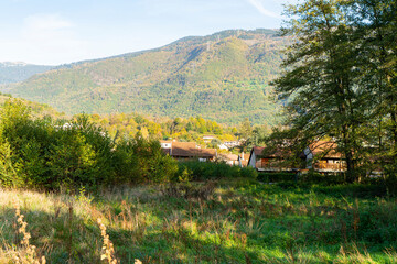 a village in the mountains