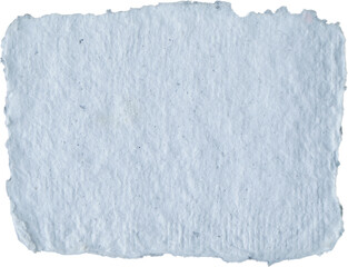 Hand-made decorative isolated paper sheet