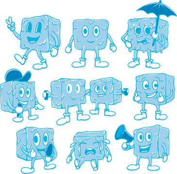 ice cube cartoon character