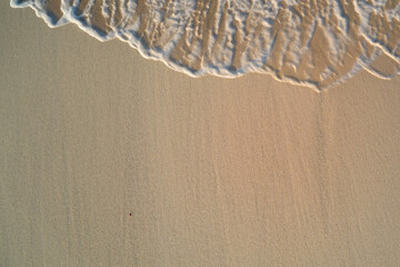 Aerial Serenity: Beautiful Beach Sand from Above