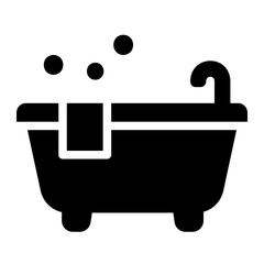 bathub glyph icon