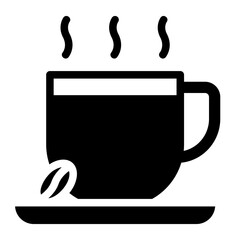 coffe cup glyph icon