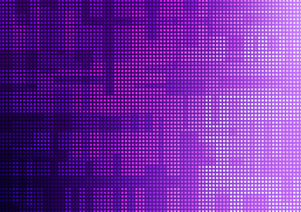 Digital technology square neon purple line dark background