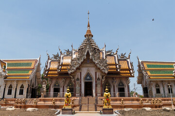 NakhonPathom Thailand - April 4 2022 : Sisa Thong Temple