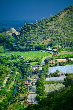view from the mountain