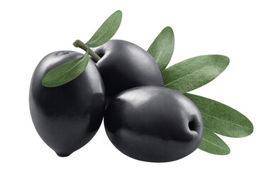 Delicious olives cut out