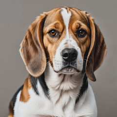 Beagle dog portrait