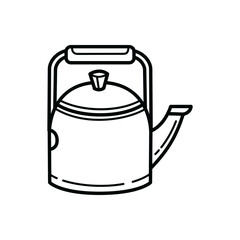 Teapot icon design isolated on white background