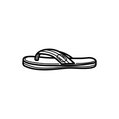 Slippers icon design isolated on white background
