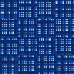 Seamless wall-paper, plaid, indigo blue theme. Bright tartan texture for clothes, packing paper, cards, invitation and holidays.A pattern for any kind of design. small and big stripe check pattern.