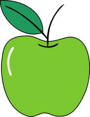 Apple Green Illustration