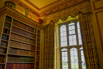 England, Leeds, 15.6.2017: Leeds Castle and its interior