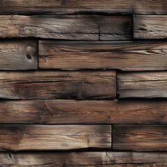 Wooden texture background. Seamless pattern. Generative AI